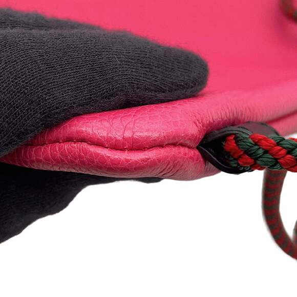 GUCCI Authentic Pink Leather Backpack main image 5